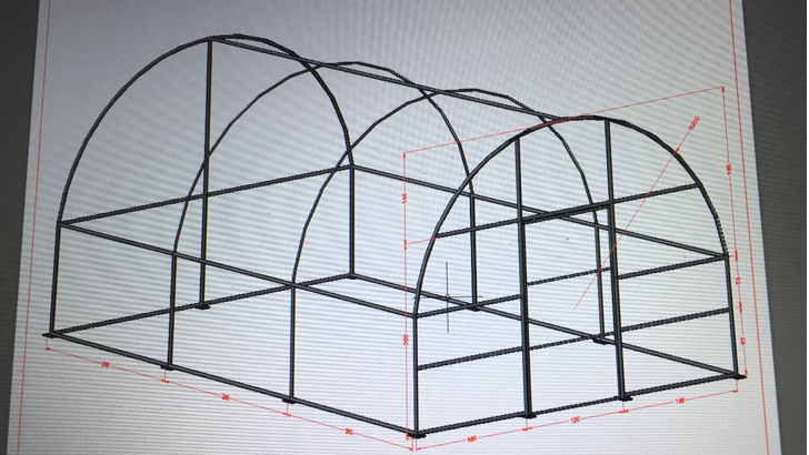 Prototipo marquesina para forraje verde hidropónico